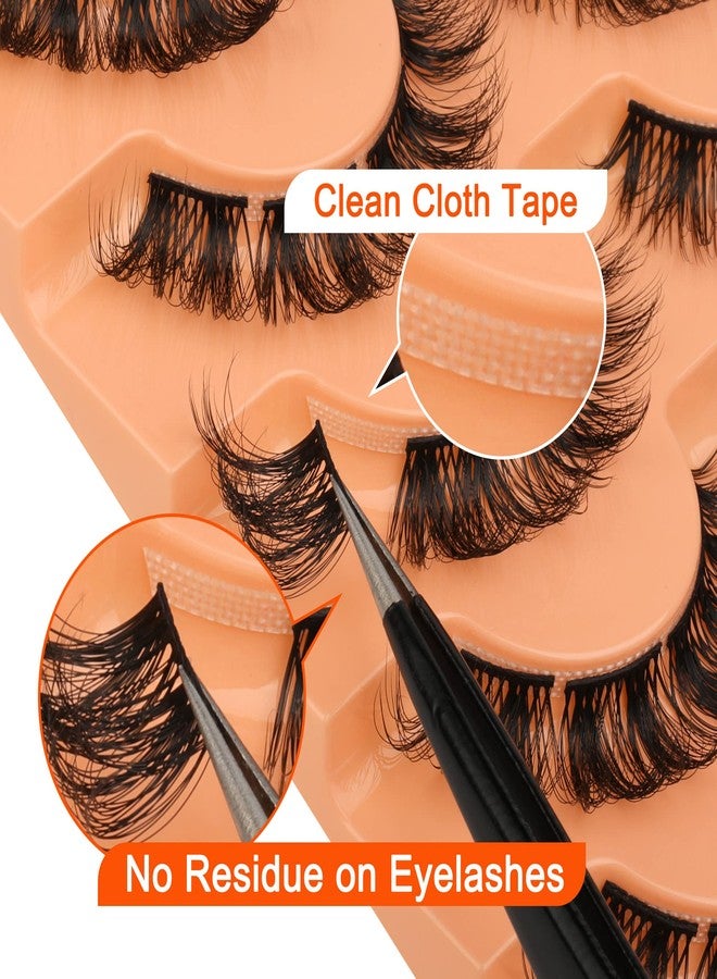 Eefofnn Natural Cluster Lashes Wispy False Eyelashes Individual Lashes Mink Strips Eyelash Extensions DIY Lashes 7 Pairs Multipack by Eefofnn - Image 4